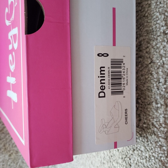 Corkys Blue and Tan Heeled Sandals  NWT - Picture 4 of 8